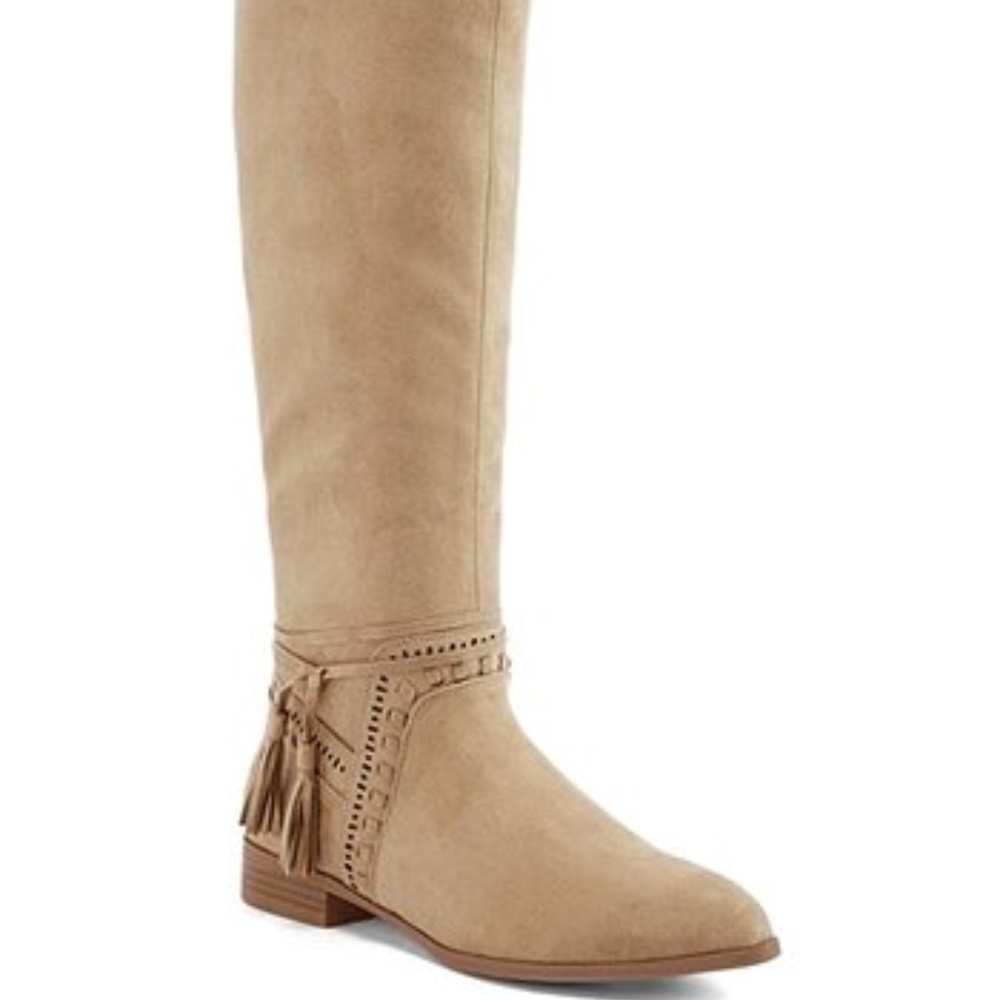 JustFab Taupe Walk the Line